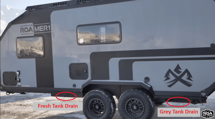 Roamer 1 Tank Drains