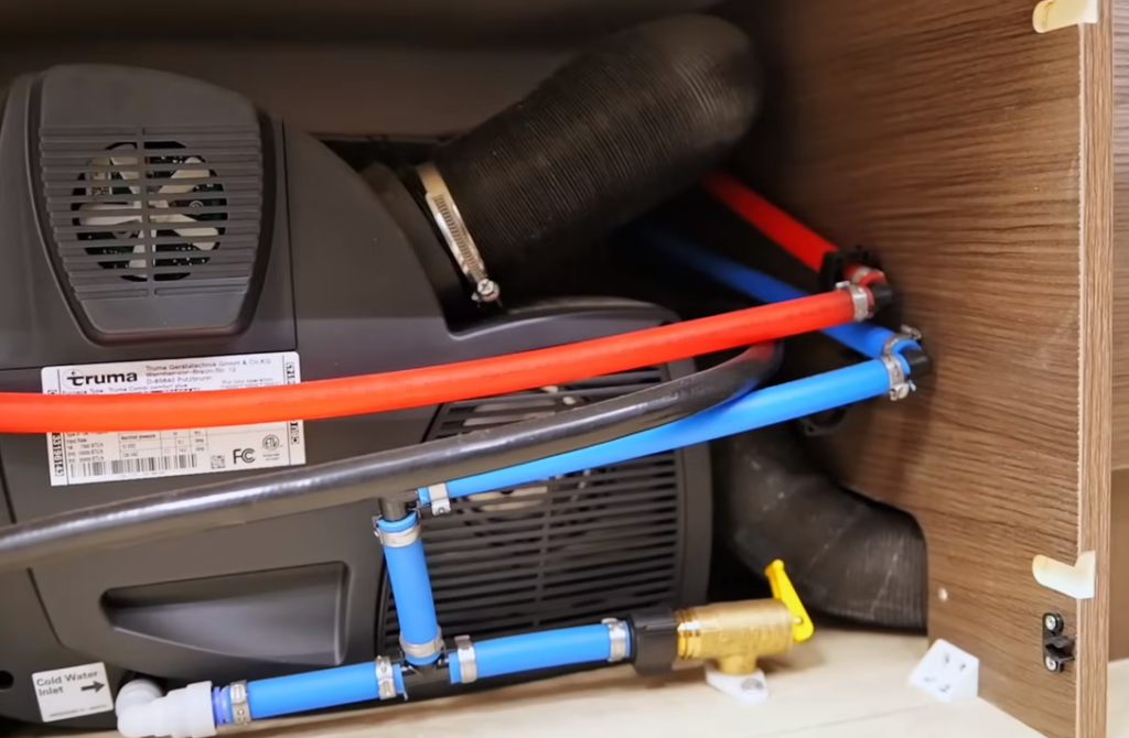 Truma Combi Low Point Drain Storage